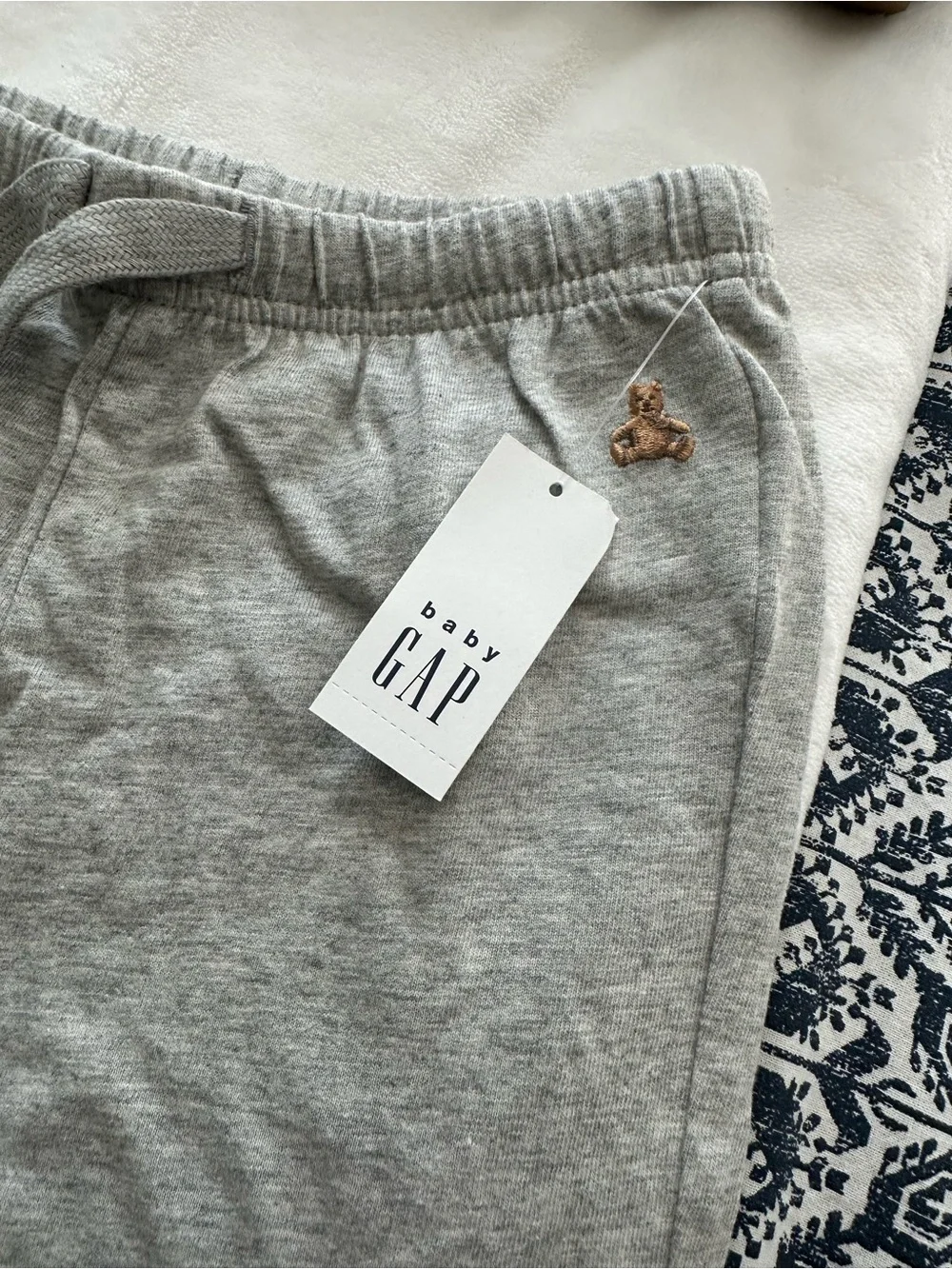 GAP Light Gray Kids Sweatpants with Drawstring
